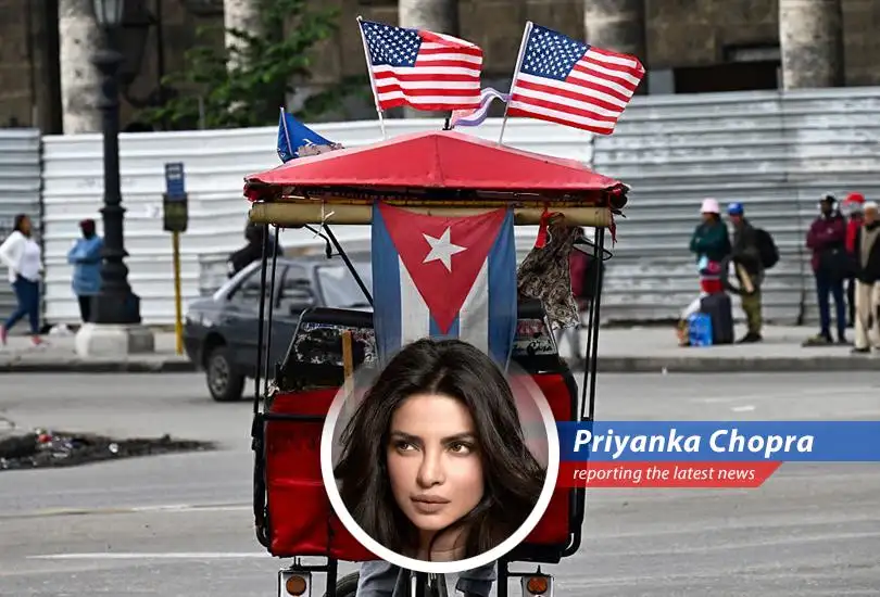 Priyanka Chopra reflects on the evolving global landscape and potential US-Cuba relations.