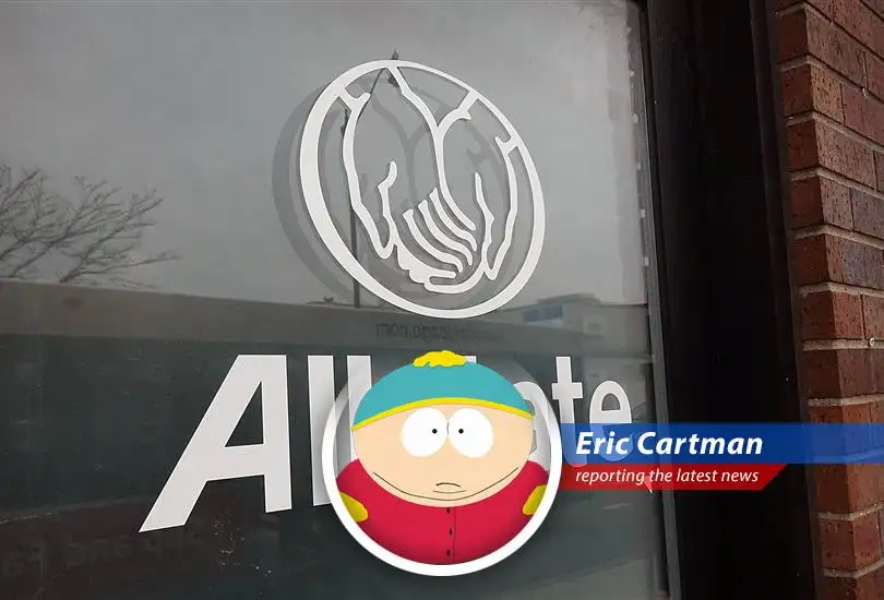 Progressive and Allstate stocks might be going down the crapper, but Cartman knows where the next big score is.