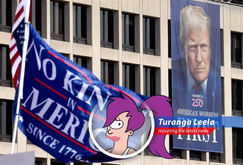 Protesters gather in Washington D.C. to voice their opposition to the Trump administration's policies