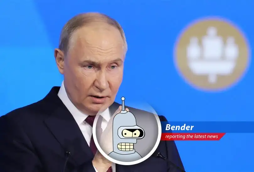 Putin announces shift to rubles in trade, Bender shares his thoughts with humor and satire