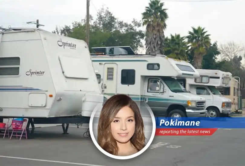 RVs parked in a Bay Area industrial area, highlighting the growing trend of vehicle residency due to unaffordable housing costs.