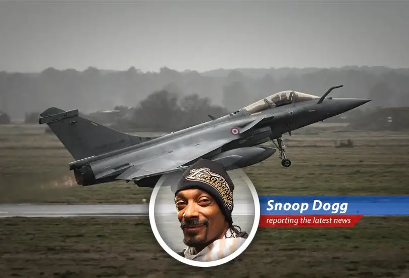 Rafale fighter jets soar high above, symbolizing India's commitment to modernizing its air force and strengthening its defense capabilities through strategic partnerships.