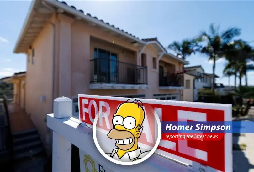 Real estate market looks a little like my Springfield after a nuclear power plant incident not good, not good at all.