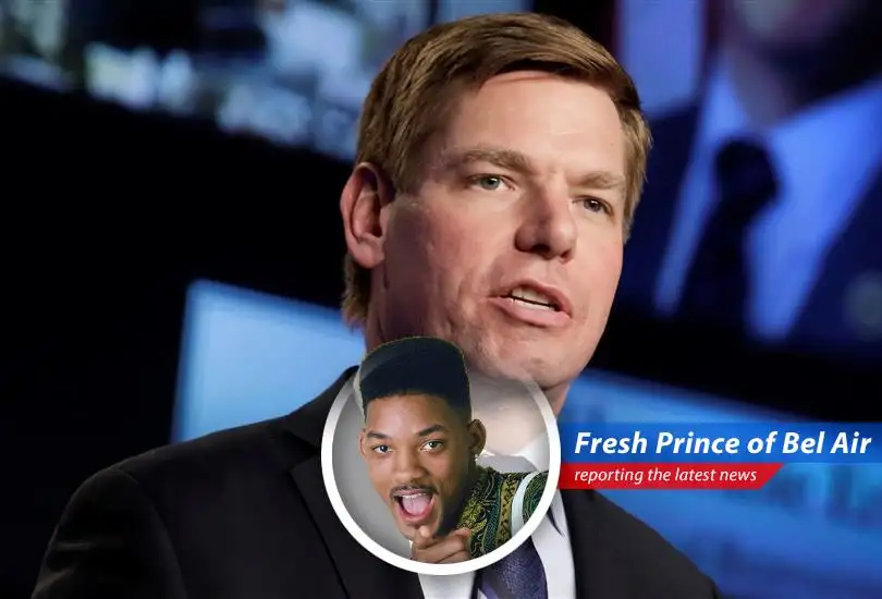 Rep. Eric Swalwell addresses supporters during a campaign event prior to suspending his bid for California governor amidst mounting allegations.