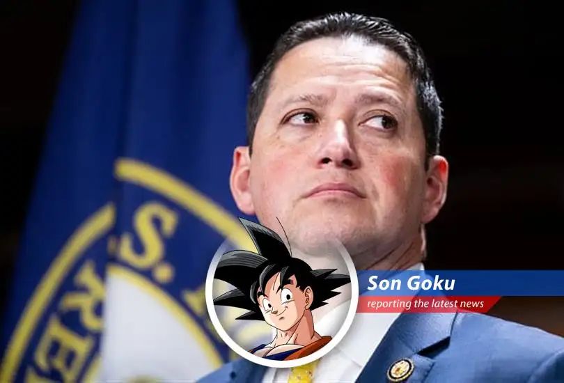 Representative Tony Gonzales addresses supporters during a campaign event in Texas
