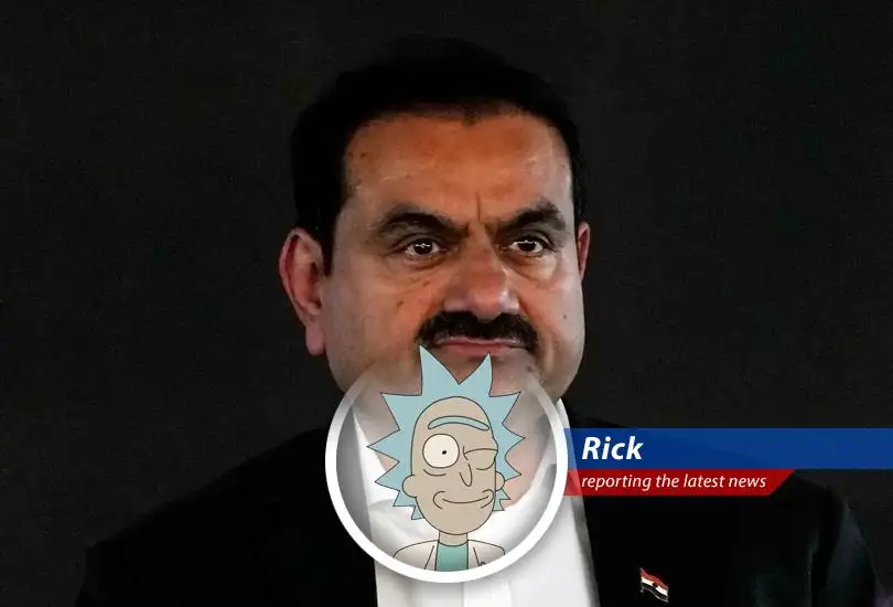Rick contemplates the complexities of SEC regulations and Adani's dealings. Wubba Lubba Dub-Dub