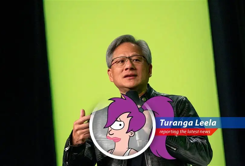 Riding the Nvidia stock split wave with a touch of Turanga Leela humor.