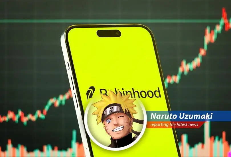 Robinhood app displayed, symbolizing the platform's role in providing access to new investment opportunities for young investors.