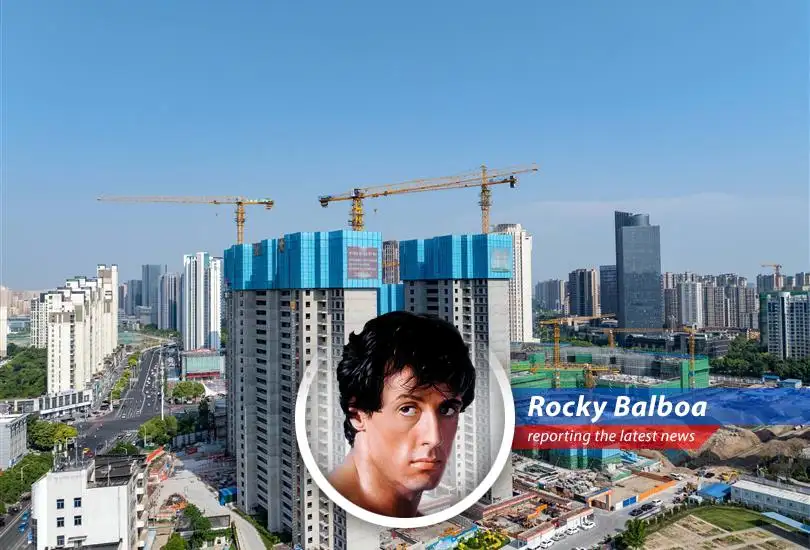 Rocky Balboa gives his two cents on China's real estate rollercoaster ride, offering some punches of humor and satire along the way.