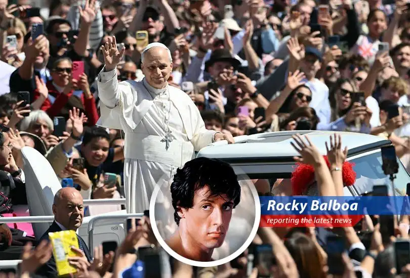 Rocky Balboa reflects on the political sparring between Trump and the Pope drawing parallels to life in the ring