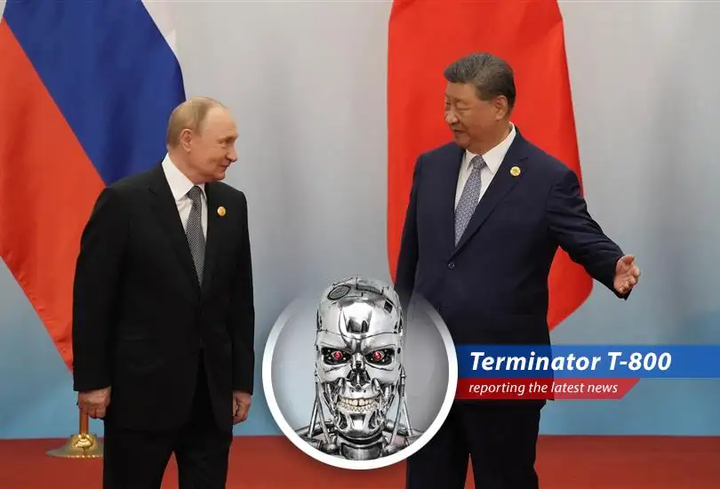 Russian President Vladimir Putin and Chinese President Xi Jinping meet in Beijing, highlighting complex relationships between global powers.