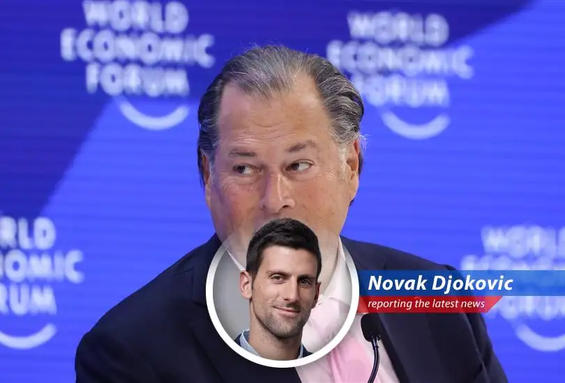 Salesforce Tower soars amidst market optimism following a strong Q4 performance report.