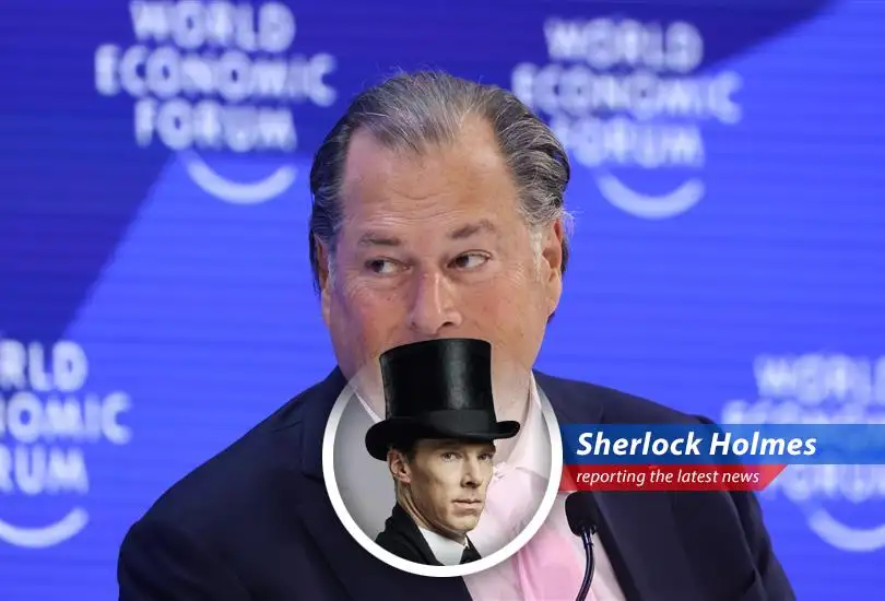 Salesforce headquarters reflecting market uncertainty after recent earnings release.