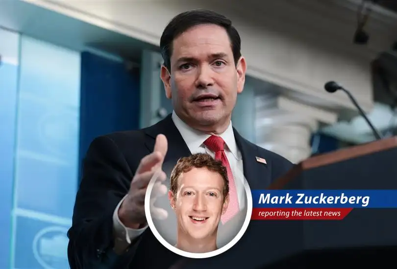 Secretary of State Marco Rubio at a recent White House press briefing, showcasing his rising influence.
