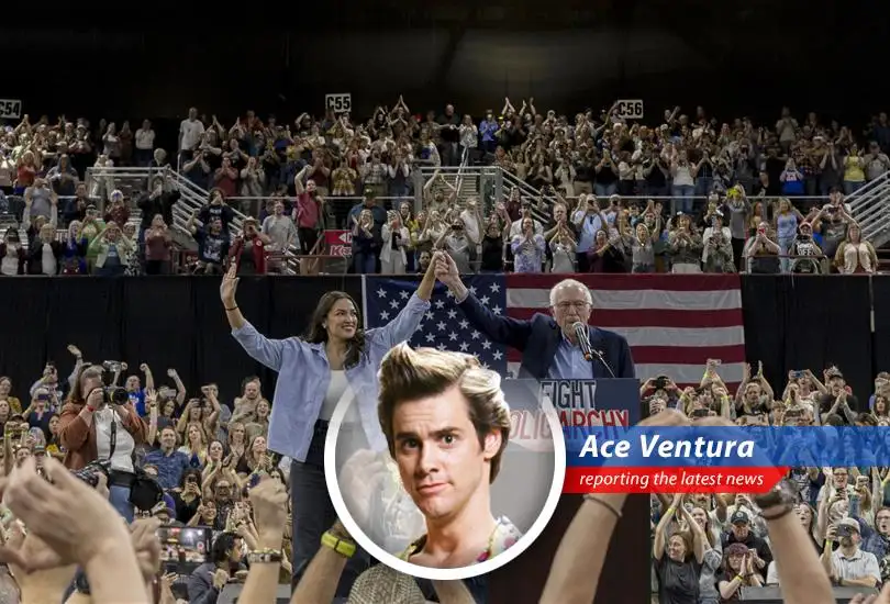 Senator Bernie Sanders and Representative Ro Khanna championing a wealth tax proposal. Shikaka