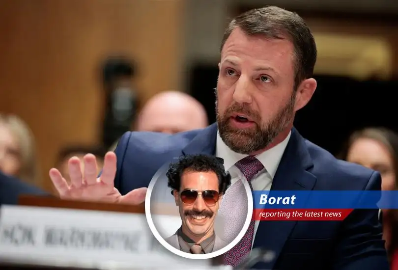 Senator Markwayne Mullin during his confirmation hearing before the Senate Homeland Security and Governmental Affairs Committee.