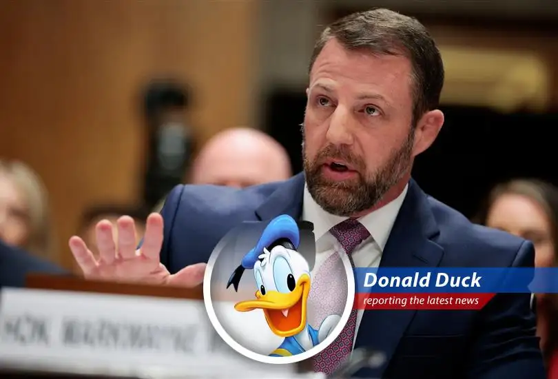 Senator Markwayne Mullin during his confirmation hearing, poised to potentially lead the Department of Homeland Security.