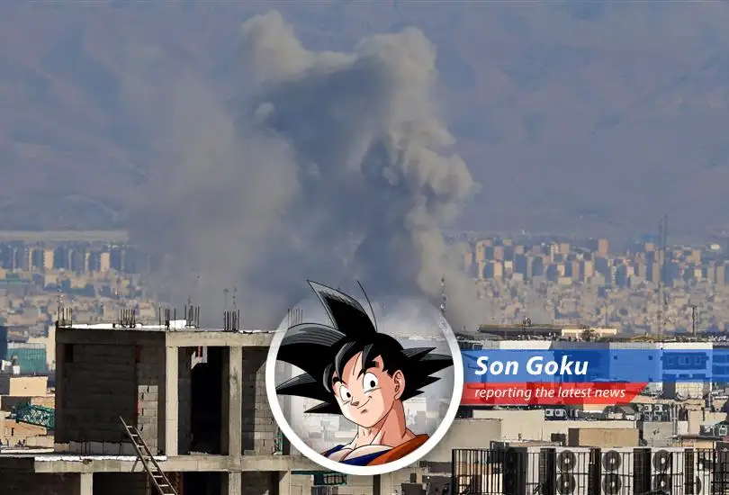 Smoke billows from Iranian oil facilities following alleged Israeli strikes, exacerbating global market fears.