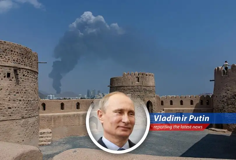 Smoke billows from a damaged fuel depot in Kuwait, illustrating the escalating conflict's impact on critical infrastructure.