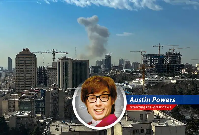 Smoke rises above Tehran following reported attacks, amidst escalating tensions in the Middle East.