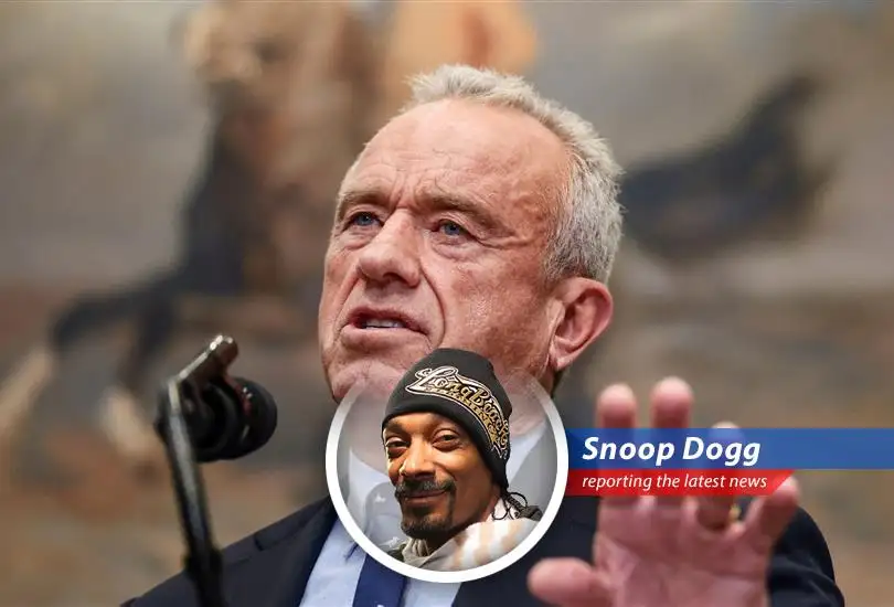 Snoop Dogg contemplating the impact of junk food ads on the youth.