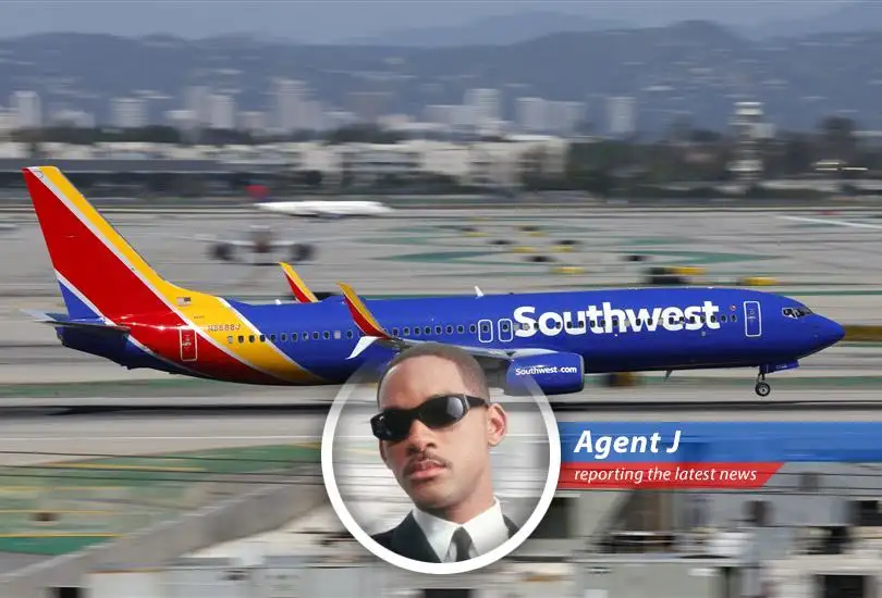 Southwest Airlines plane taking off, symbolizing the airline's challenges with rising fuel prices impacting earnings.