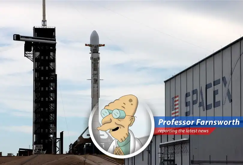 SpaceX rocket launch, symbolizing the company's ambitious IPO plans.