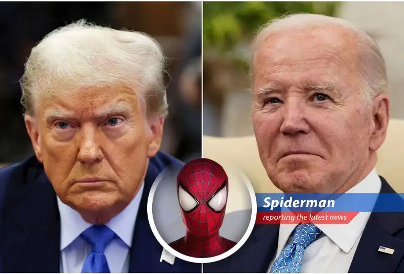 Spiderman crawls into the political web as Biden campaign reacts to Trump verdict