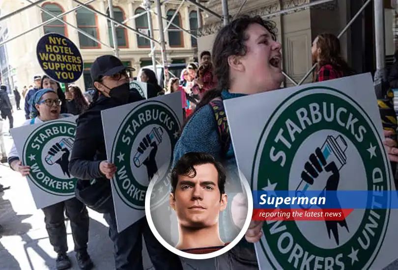 Starbucks baristas and union representatives advocate for fair labor practices and improved working conditions.