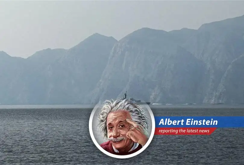 Tanker traffic halted at the Strait of Hormuz following the U.S. blockade order.