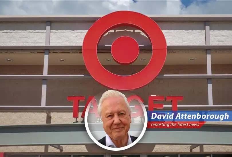 Target store displaying merchandise and attracting customers.