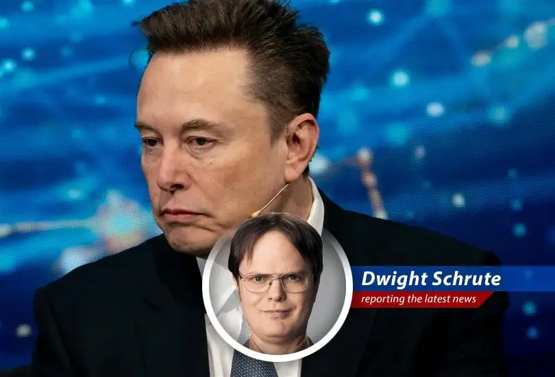 Tesla's brand takes a hit, prompting Dwight Schrute to investigate the root causes and potential remedies.