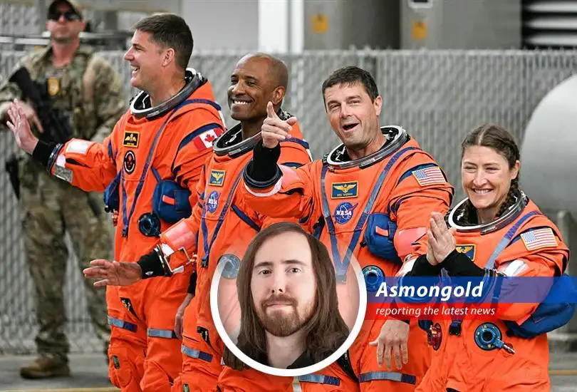 The Artemis II mission launches from Kennedy Space Center, sending a crew of four astronauts on a journey around the moon.