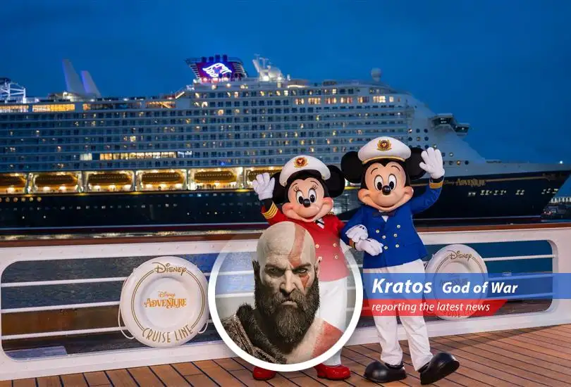 The Disney Adventure, Disney's newest and largest cruise ship, prepares for its maiden voyage from Singapore.