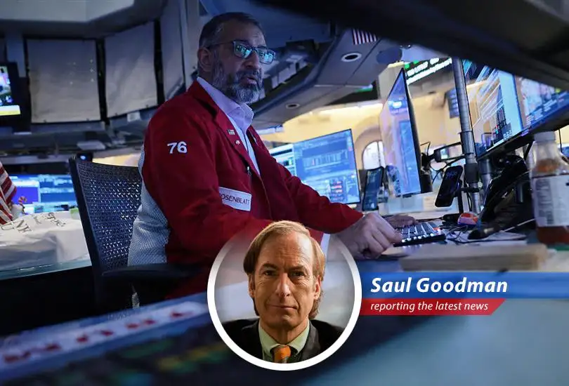 The S&P 500 struggling to shake off its Thursday woes, leaving investors questioning if they should've called Saul.
