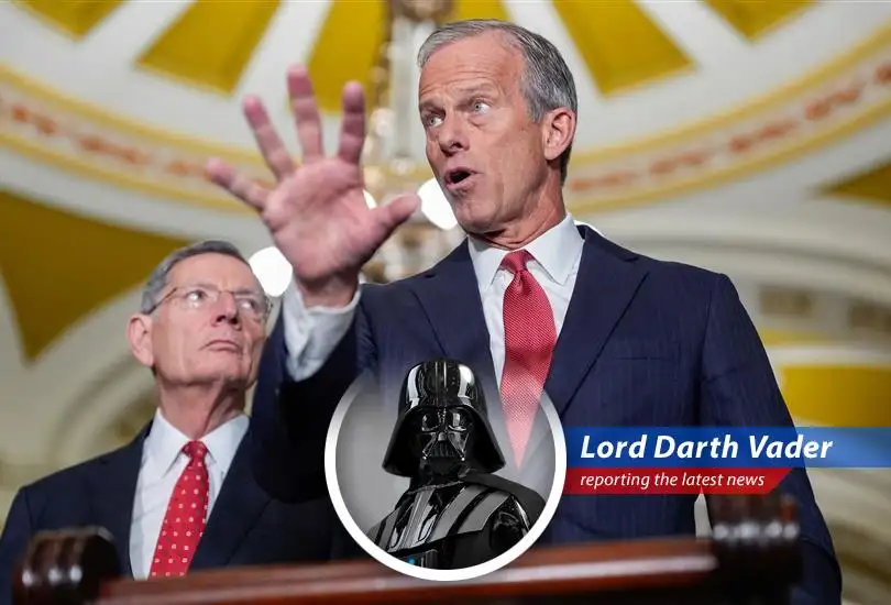 The Senate floor, a battlefield of political wills, where the Force of opposing ideologies clash over the future of galactic elections. Resistance is... expected.