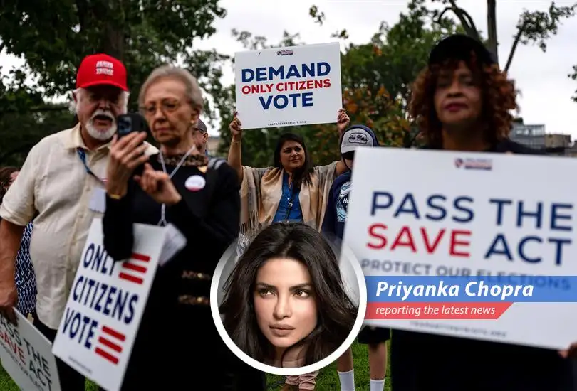 The US Capitol Building, where the SAVE America Act faces a crucial vote amidst partisan divides.