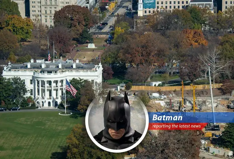The White House East Wing construction site, now at the heart of a legal battle over national security and historic preservation.