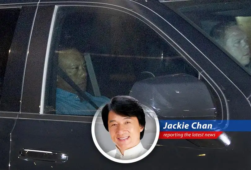 Tiger Woods addressing the media, file photo.