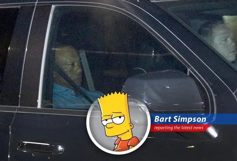 Tiger Woods' damaged vehicle after the recent crash in Florida, prompting another DUI investigation.