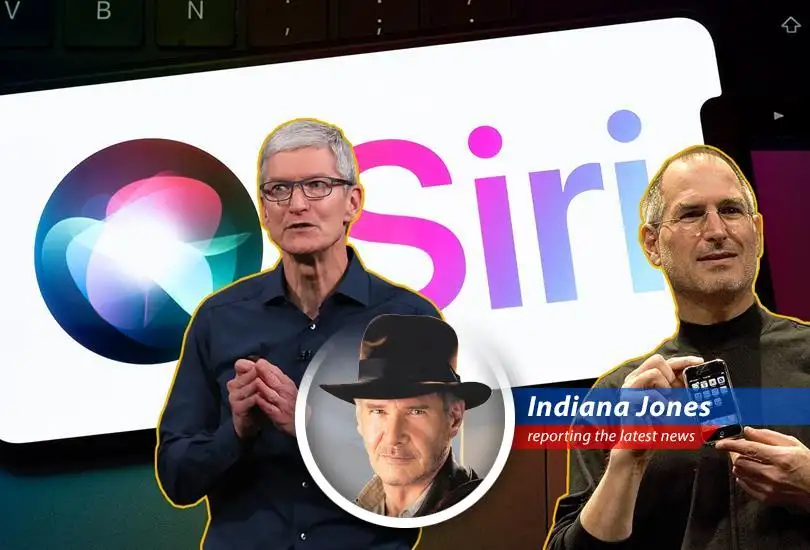 Tim Cook rings the Nasdaq opening bell at Apple Park, marking the company's 50th anniversary amid significant AI challenges