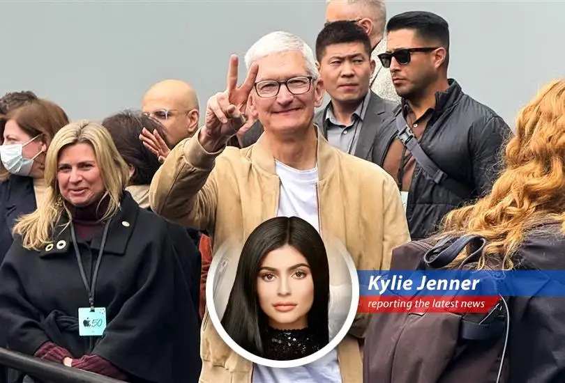 Tim Cook visiting an Apple Store in Chengdu, China, highlighting the company's strategic focus on the Chinese market.