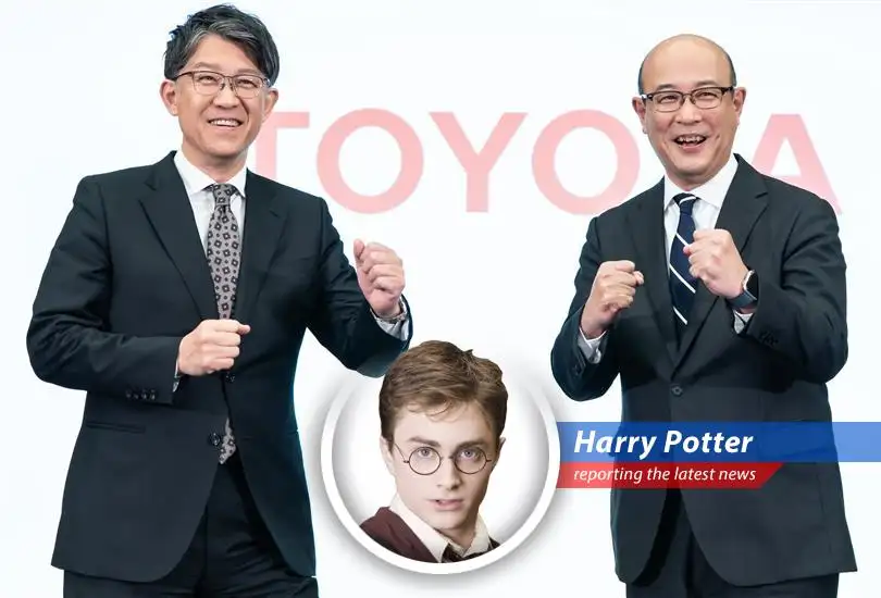 Toyota's CEO Koji Sato hands over the reins to Kenta Kon, navigating the electric vehicle transformation.