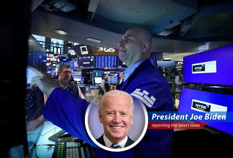 Trading screens reflect the volatility in S&P 500 and oil futures markets before Trump's announcement.