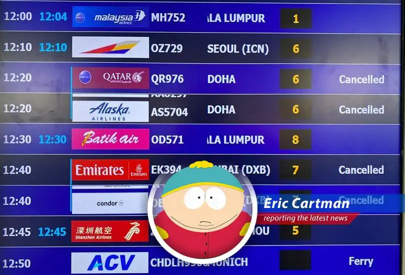 Travel stocks plummet as Middle East airspace closures cause mass flight cancellations.