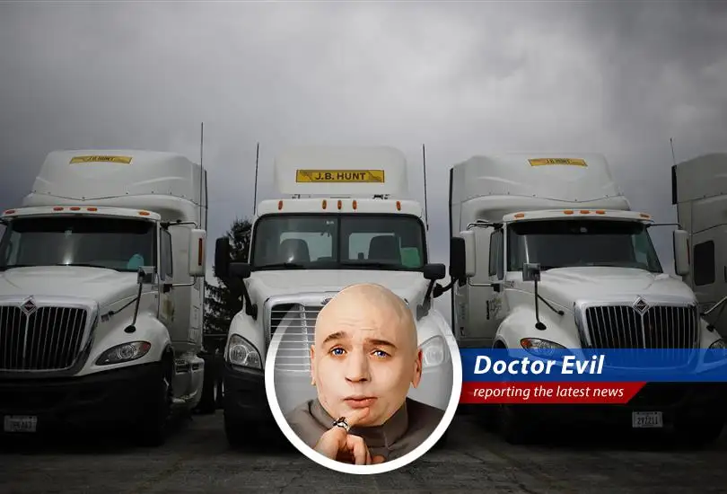 Trucking and logistics stocks plummet as AI-driven efficiency gains loom, raising concerns about the industry's future.