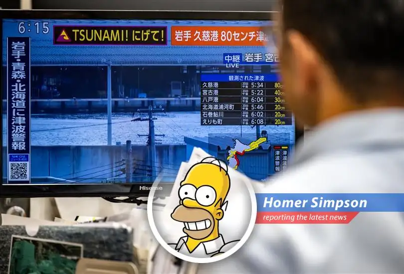 Tsunami waves expected to hit coastal areas after major earthquake off Japan's coast.