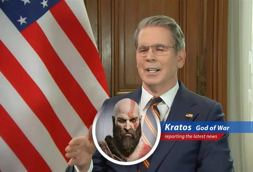 U.S. Treasury Building under a calm sky reflecting a period of non-interventionist financial policy in oil markets.