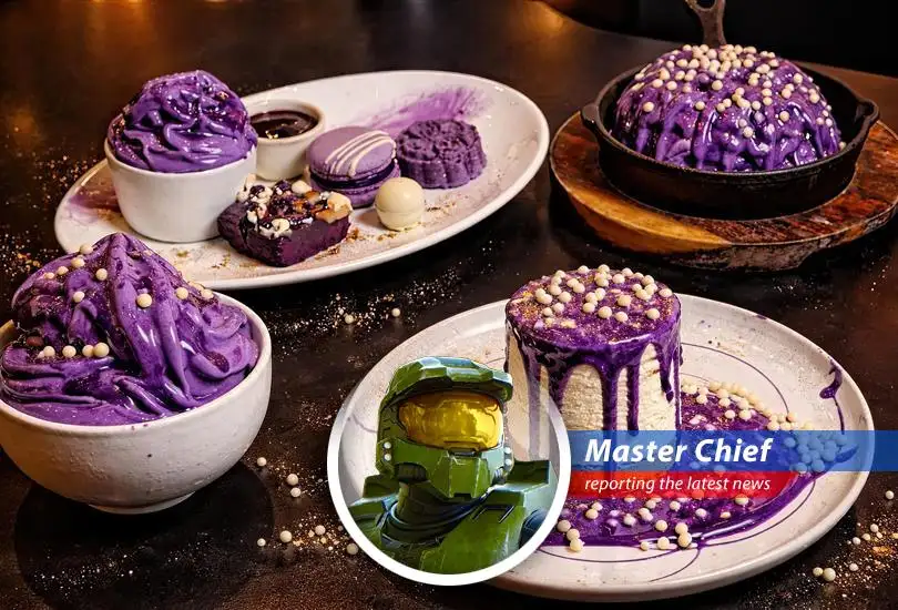 Ube desserts at Kasa and Kin, a Filipino restaurant in London, England. Ube is seeing massive growth in global food popularity.