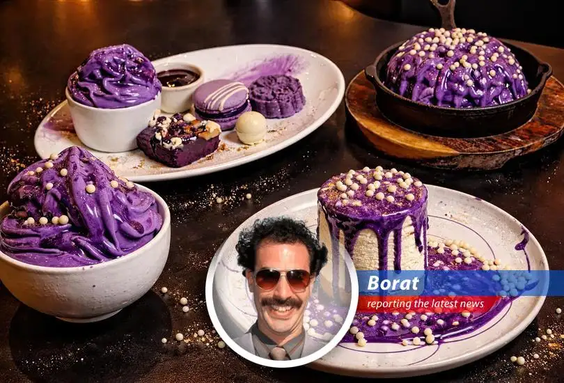 Ube-flavored desserts and drinks become global sensation. I like.